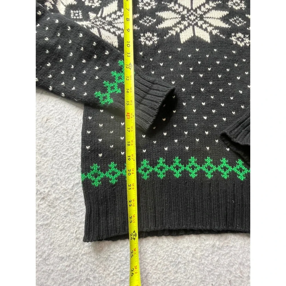 Polo Ralph Lauren Mens S Fair Isle Snowflake Shawl Collar Sweater cashmere blend
